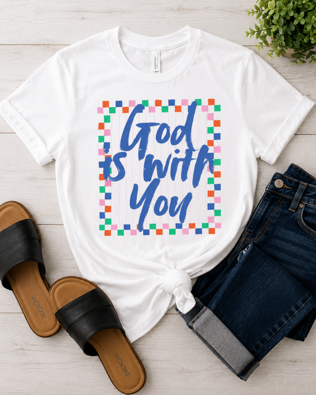 God is With You Graphic Tee