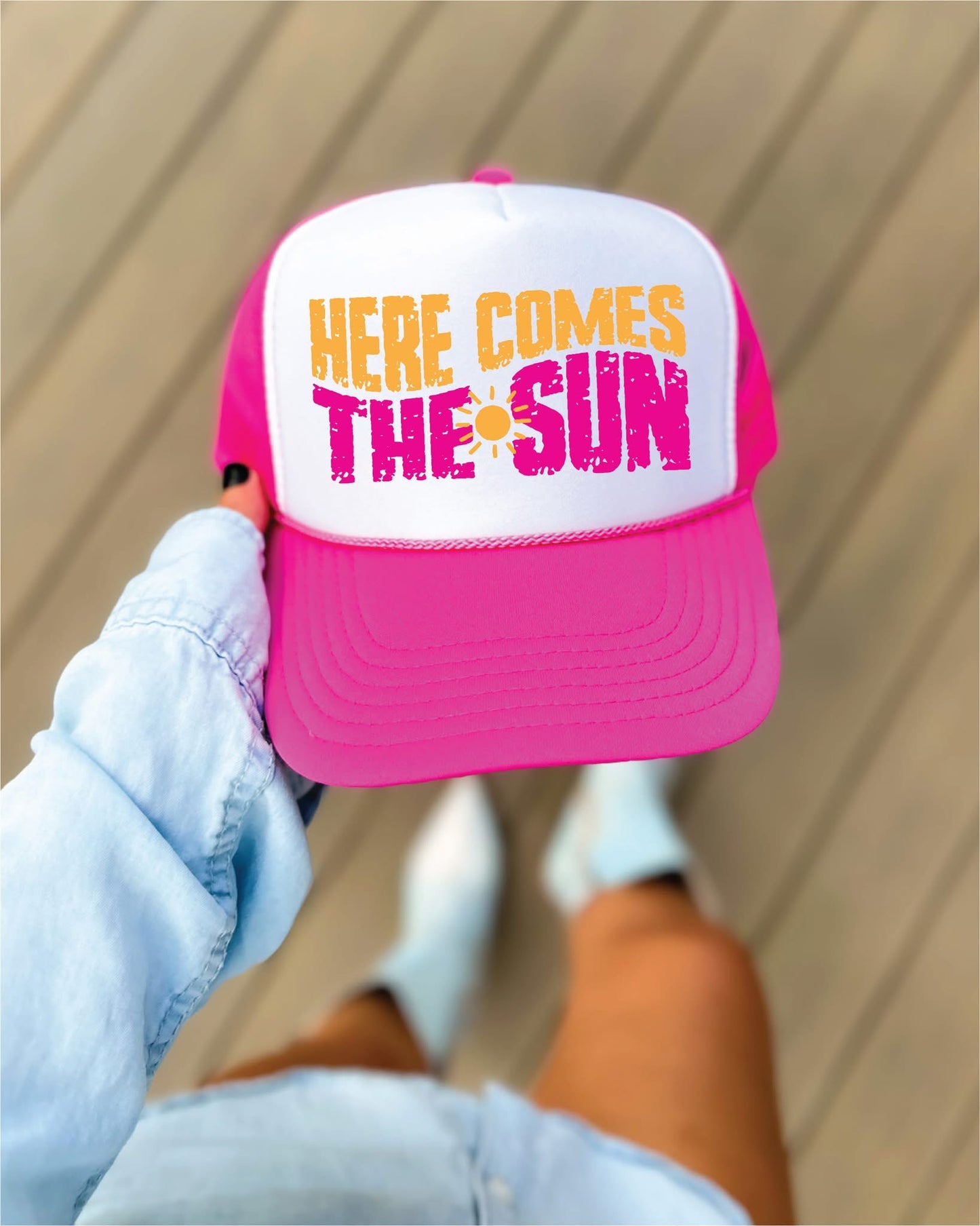 Here Comes The Sun Trucker Hat