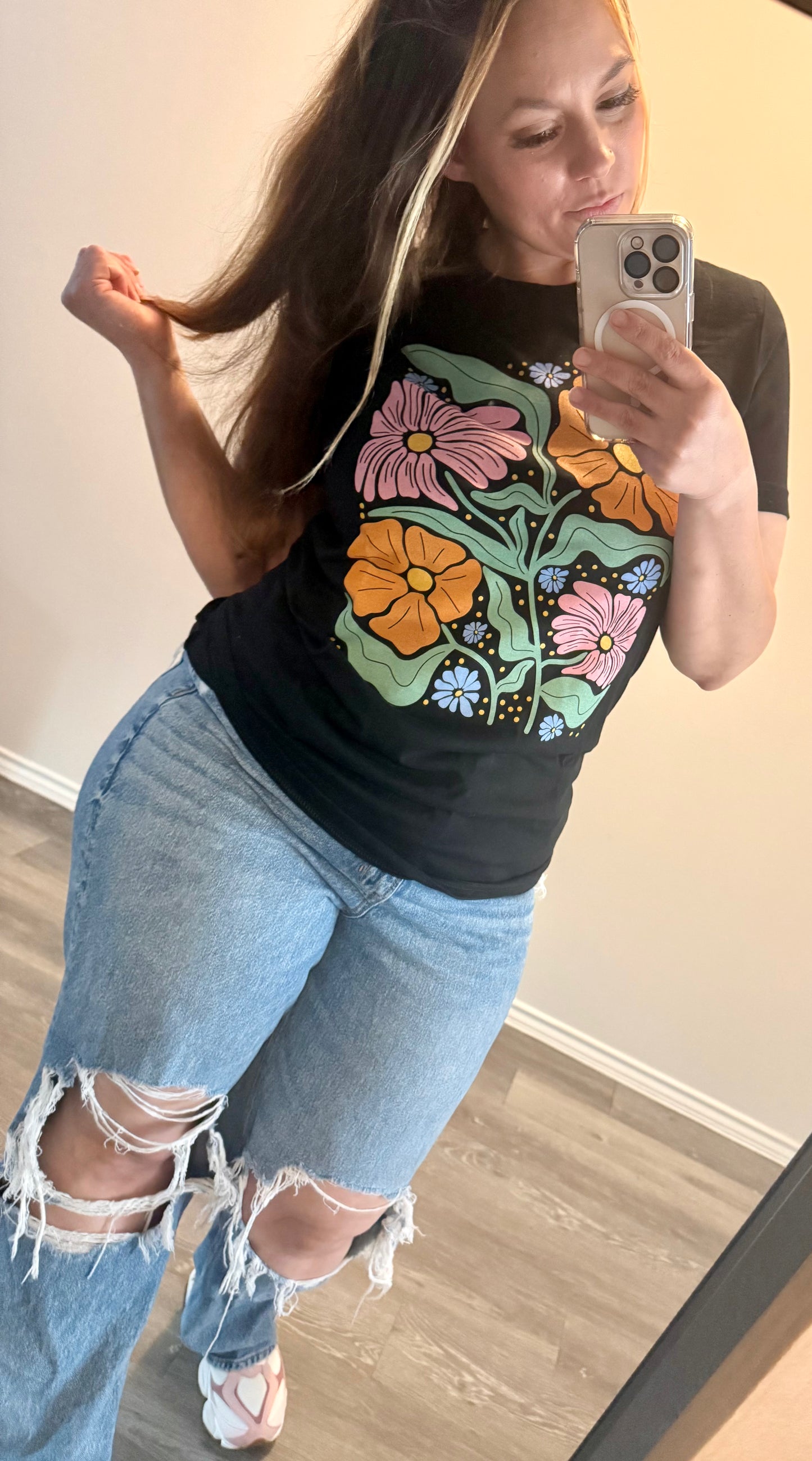 Floral Boho Tee