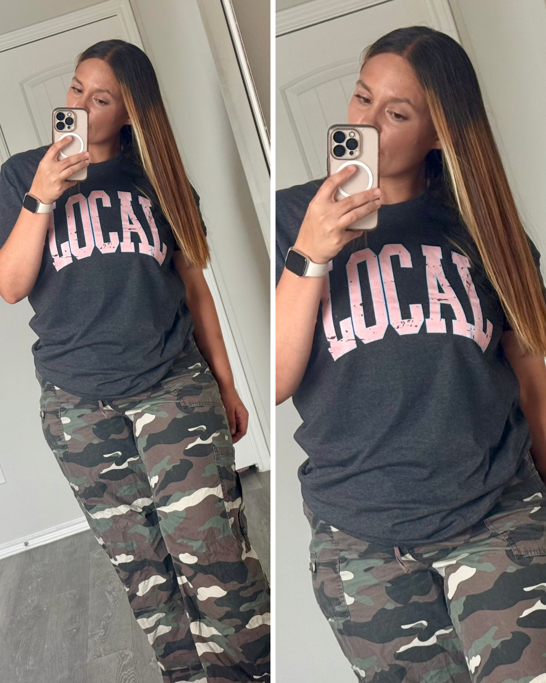 Local Graphic Tee in Grey