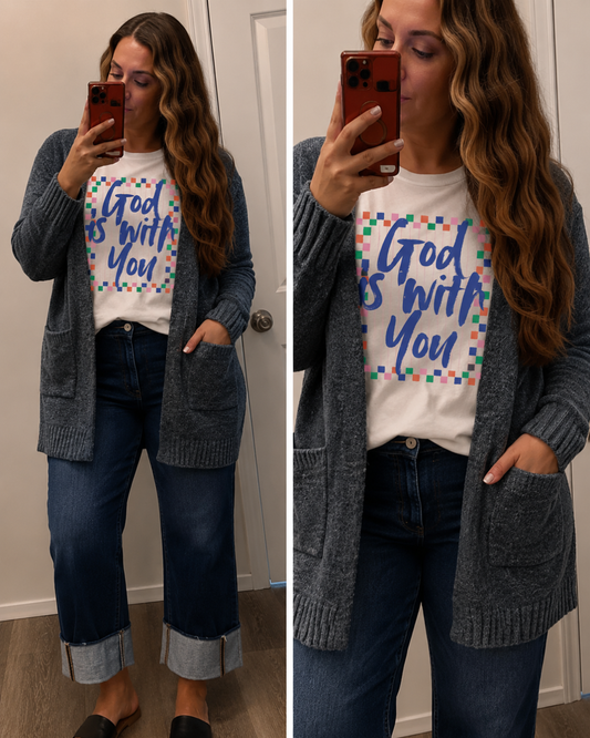 Cozy Day Open Front Sweater Cardigan in Midnight